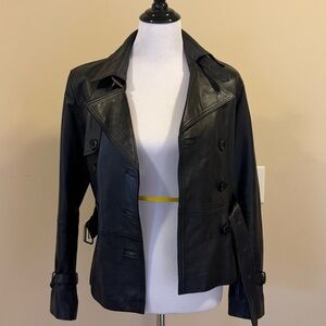 Women's Black Leather Jacket